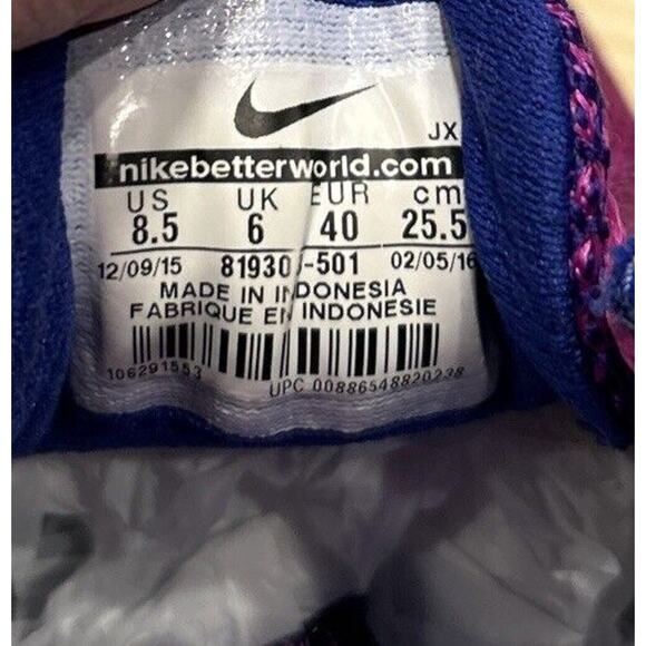 Nike Womens Revolution 3 Running Shoes Size 8.5 819303-501 Purple - Picture 7 of 15